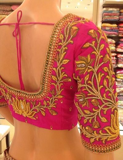 Aari work embroidery design 1