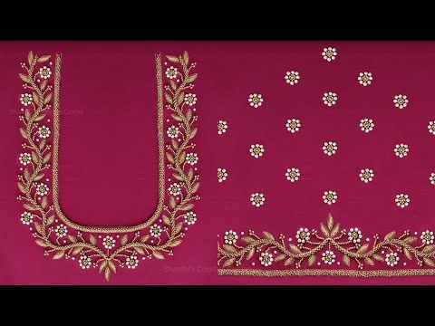 Aari work embroidery design 2