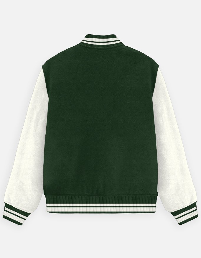 Aviders Unisex Jacket,100% cotton (300 GSM) - Maroon / Green