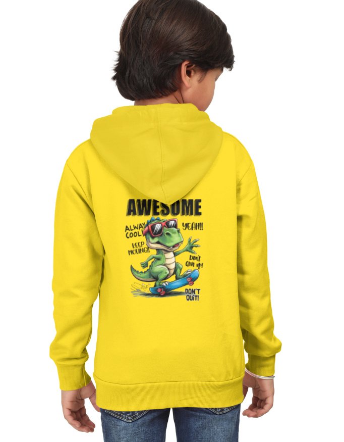 Aviders™ | Kids Hoodie-Awesome Dino  Printed