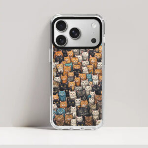 AVIDERS™ - Hard Clear I-phone Case -Multi Kitten