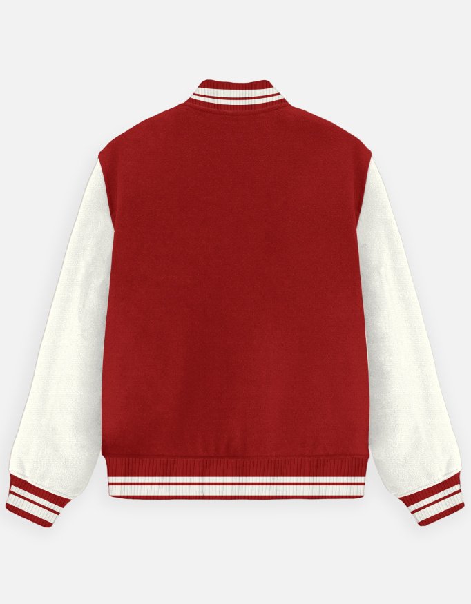 Aviders Unisex Jacket,100% cotton (300 GSM) - Red / Lavender