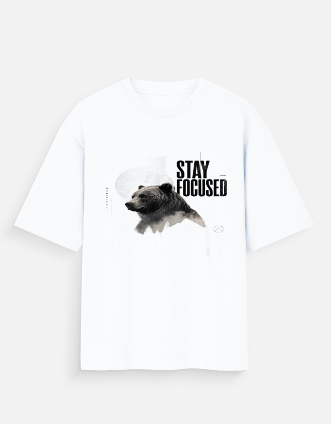 Aviders™ | Unisex Oversized Standard T-Shirt | Stay Focused (100% Cotton)